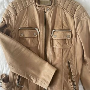 Buttery soft Michael Kors leather jacket